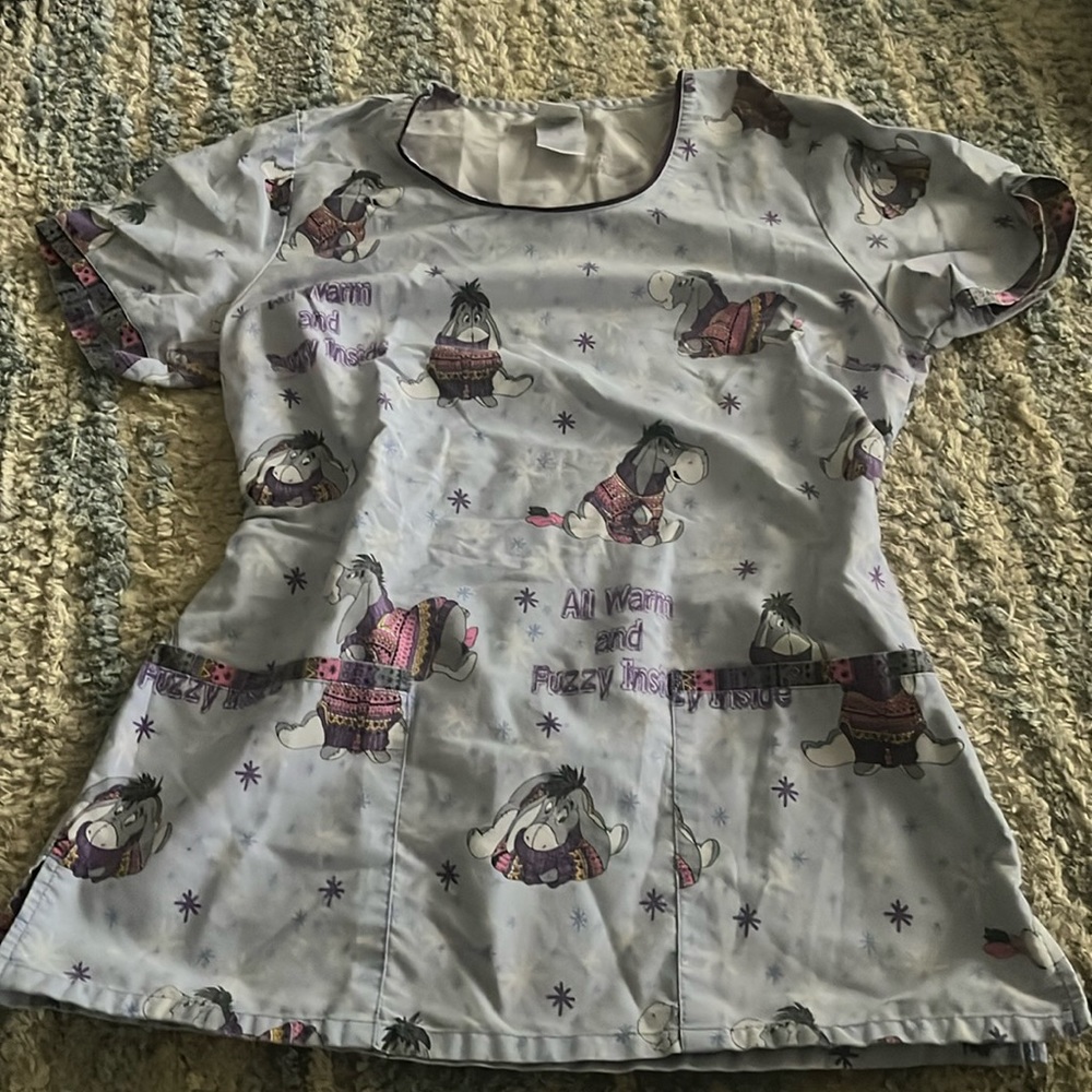 Eeyore Scrub Top